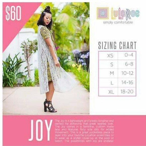 NWT - LulaRoe Joy sleeveless Long Vest (S) - Picture 5 of 5